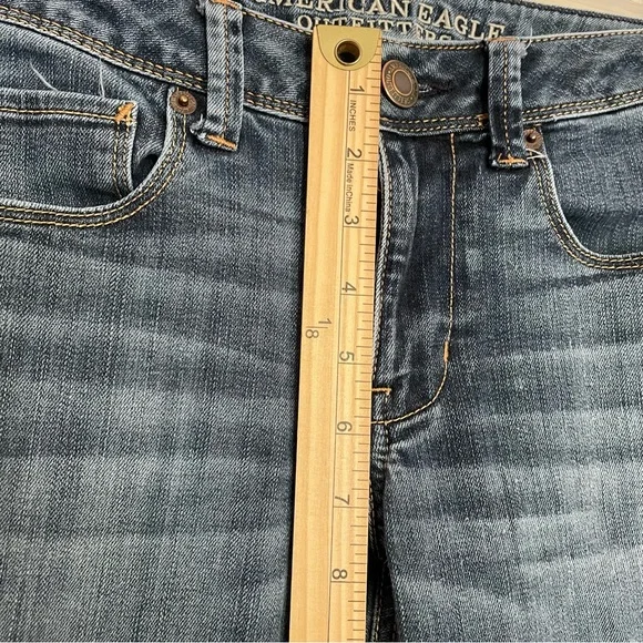 American Eagle Super Skinny Blue Jeans Womens Size 6 Regular Preowned (65) - Picture 5 of 14